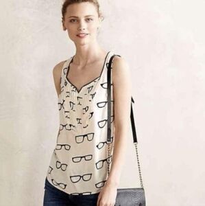 Maeve Glasses Sleeveless Tank - Like New - 2